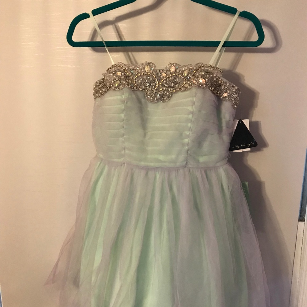 Mint and Lilac Dress